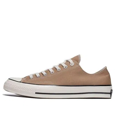 Converse Chuck 70 Ox Low Tops Retro Skateboarding Shoes Brown In Nude