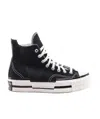 Converse Chuck 70 Plus Egret High-top Sneakers In Black