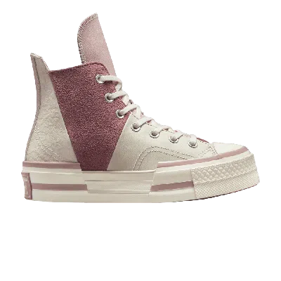 Pre-owned Converse Chuck 70 Plus High 'asymmetric - Stone Mauve' In Pink