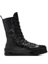 Converse Chuck 70 Plus X High Stiefel In Schwarz