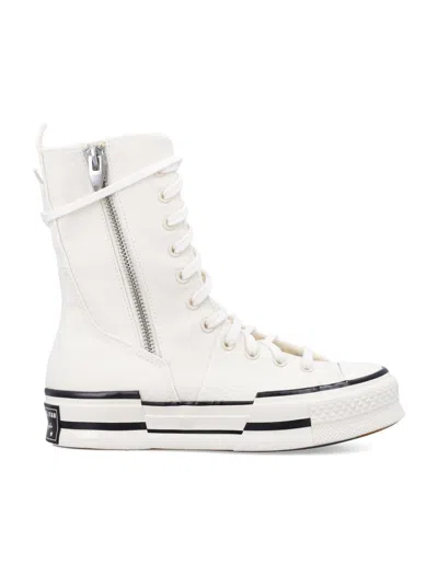 Converse High-top Canvas Sneakers Stripe Contrasting In White