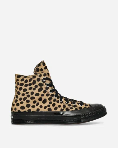 Converse Chuck 70 Pony Hair Sneakers Gold In Multicolor