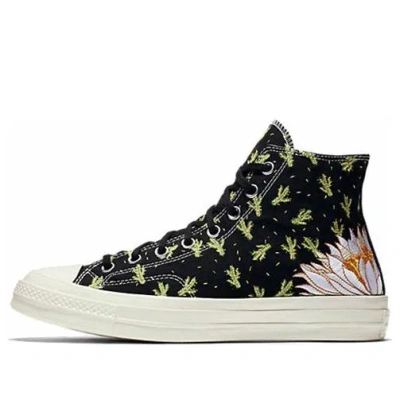 Converse Chuck 70 Prep Embroidery High 'cactus' In Black