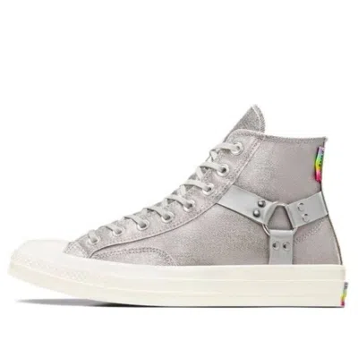 Converse Chuck 70 Pride 'silver White' In Gray