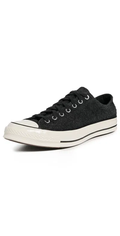 Converse Slate Flannel Chuck 70 Sneakers In Black