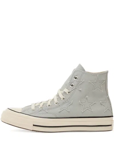 Converse Chuck 70 Star-motif Lace-up Sneakers In Gray