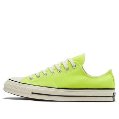 Converse Chuck 70 Vintage Canvas Low 'venom Lemon' In Green