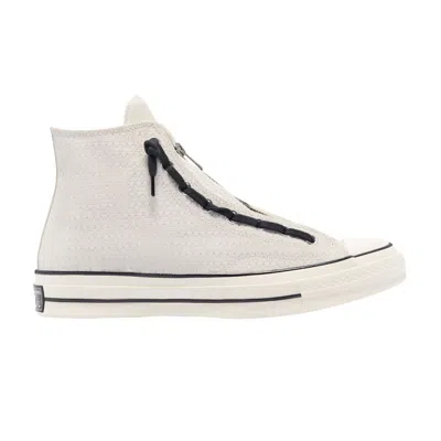 Pre-owned Converse Chuck 70 Zip High 'egret Black' In White