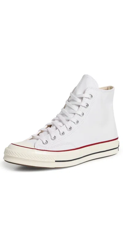 Converse Chuck Taylor 70s High Top Sneakers White/garnet/egret In Multi