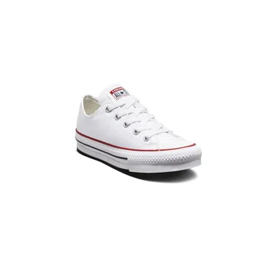 Converse Chuck Taylor All Star 272858f Kids White Canvas Casual Shoes Zogg3053