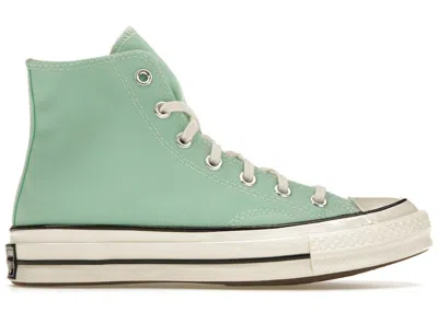 Pre-owned Converse Chuck Taylor All Star 70 Hi Canvas Prism Green Sneakers In Prism Gren/egret/black