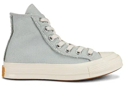Pre-owned Converse Chuck Taylor All Star 70 Hi Crafted Light Silver (women's) Sneakers In Silver Grey/beige
