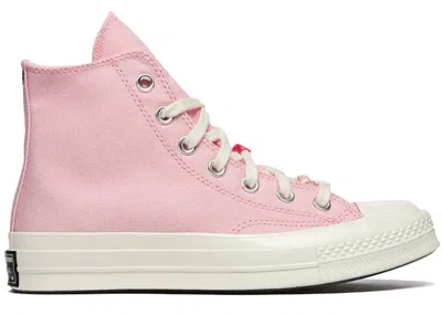 Pre-owned Converse Chuck Taylor All Star 70 Hi Diy Beads (women's) Sneakers In Sunrise Pink/egret/black In Multi