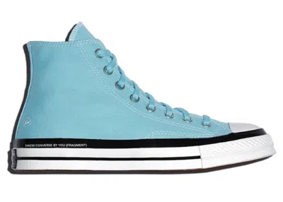 Pre-owned Converse Chuck Taylor All Star 70 Hi Fragment Blue Sneakers In Light Blue/white In Multi
