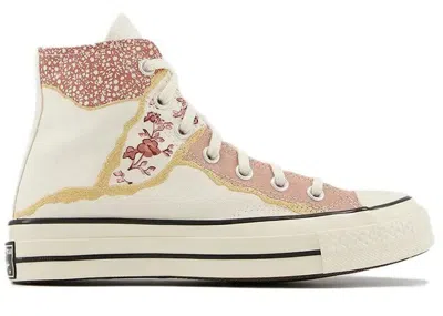 Pre-owned Converse Chuck Taylor All Star 70 Hi Golden Repair (women's) Sneakers In Egretblack