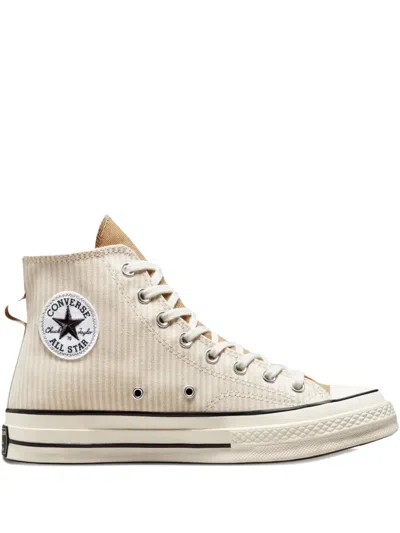 Converse Chuck Taylor All Star 70 Hi "hickory Stripe Desert Sand" Sneakers In Multi
