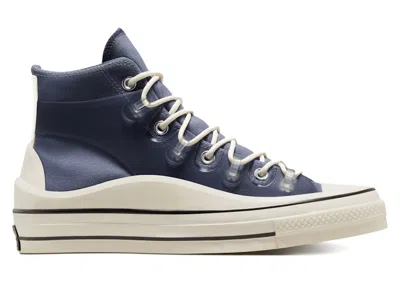 Pre-owned Converse Chuck Taylor All Star 70 Hi Hybrid Function Utility Sneakers In Steel/egret/black