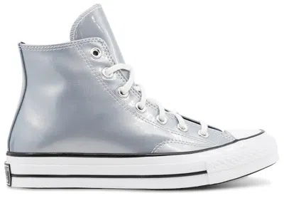 Pre-owned Converse Chuck Taylor All Star 70 Hi Industrial Glam (women's) Sneakers In Silver/egret/black