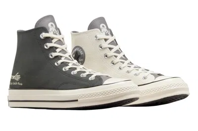 Pre-owned Converse Chuck Taylor All Star 70 Hi Leather Dungeons & Dragons D20 Dice In Black/egret/grey
