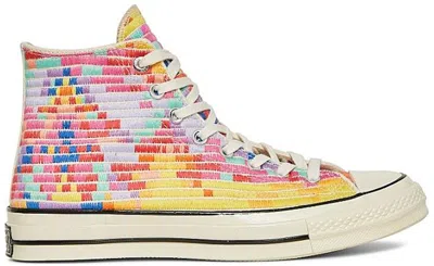 Pre-owned Converse Chuck Taylor All Star 70 Hi Mara Hoffman (women's) Sneakers In Purple/pink/egret