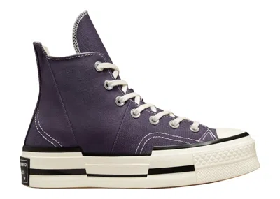 Pre-owned Converse Chuck Taylor All Star 70 Hi Plus Sneakers In Dark Raisin/egret/black
