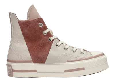 Pre-owned Converse Chuck Taylor All Star 70 Hi Plus Sneakers In Stone Mauve/desert Sand/saddle In Multi