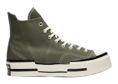 Pre-owned Converse Chuck Taylor All Star 70 Hi Plus Sneakers In Utility/egret/black