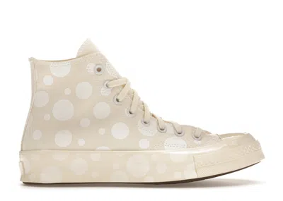 Pre-owned Converse Chuck Taylor All Star 70 Hi Polka Dots (women's) Sneakers In Egret/white