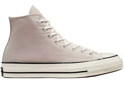 Pre-owned Converse Chuck Taylor All Star 70 Hi Recycled Canvas Sneakers In Papyrus/egret/black