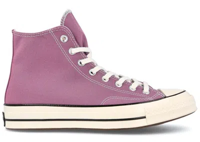 Pre-owned Converse Chuck Taylor All Star 70 Hi Recycled Canvas Sneakers In Pink Aura/egret/black