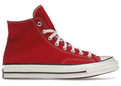 Pre-owned Converse Chuck Taylor All Star 70 Hi Sneakers In Enamel Red/egret