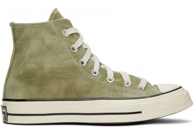 Pre-owned Converse Chuck Taylor All Star 70 Hi Sneakers In Light Field Surplus/egret