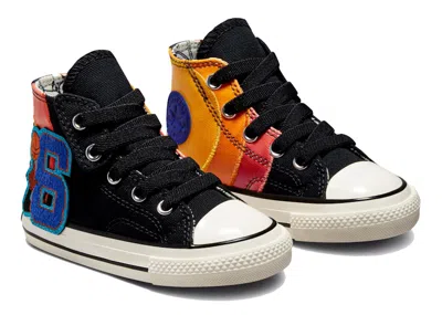 Pre-owned Converse Chuck Taylor All Star 70 Hi Tune Squad Space Jam Sneakers In Black/mantra Orange