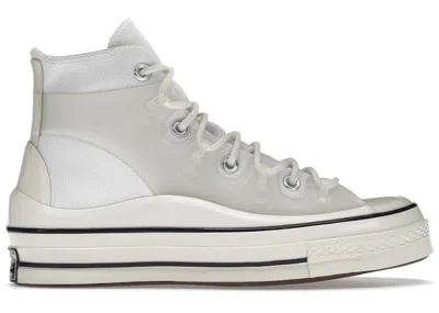 Pre-owned Converse Chuck Taylor All Star 70 Hi Utility Sneakers In White/egret Black