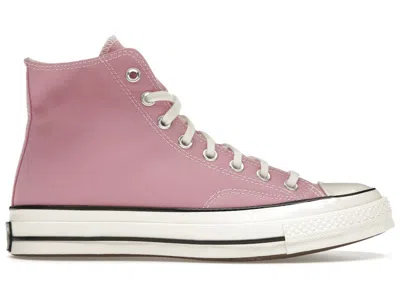 Pre-owned Converse Chuck Taylor All Star 70 Hi Vintage Canvas Sneakers In Amber Pink/egret