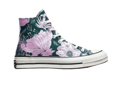 Pre-owned Converse Chuck Taylor All Star 70 Hi Vintage Floral Midnight (women's) Sneakers In Midnight Clover/pink Glaze In Multi