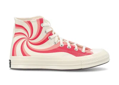 Pre-owned Converse Chuck Taylor All Star 70 Hi (women's) Sneakers In Carmine/pink/fuschia