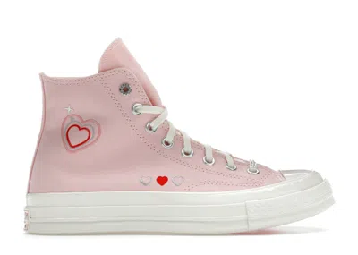 Pre-owned Converse Chuck Taylor All Star 70 Hi Y2k Heart (women's) Sneakers In Donut Glaze/egret