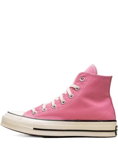 CONVERSE CHUCK TAYLOR ALL STAR 70 HIGH "RECYCLED CANVAS PINK" SNEAKERS