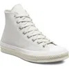 Converse Womens  Glazed Chrome Chuck Taylor All Star Hi In Light Bone/papyrus
