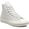 Converse Womens  Glazed Chrome Chuck Taylor All Star Hi In Astral Pink/peach Beam/egret