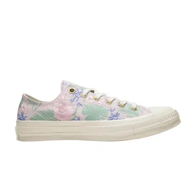 Pre-owned Converse Chuck Taylor All Star 70 Low Gs 'floral - Barely Rose' | Pink | Kid's Size 6