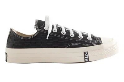 Pre-owned Converse Chuck Taylor All Star 70 Ox Kith Monogram Black In Black/egret/white Box