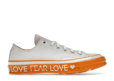 Pre-owned Converse Chuck Taylor All Star 70 Ox Love Graphic Cream (women's) Sneakers In Egret/field