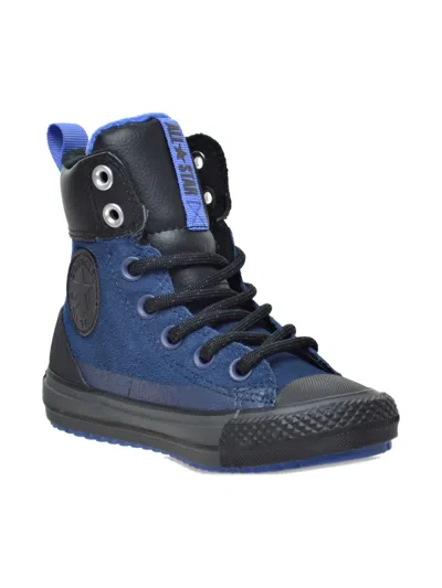 Converse Kids' Chuck Taylor All Star Asphalt "navy/oxygen Blue/black" High-top Sneakers In Multi