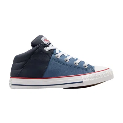 Pre-owned Converse Chuck Taylor All Star Axel Mid Gs 'midnight Pass Lakeside Blue' | Kid's Size 5.5