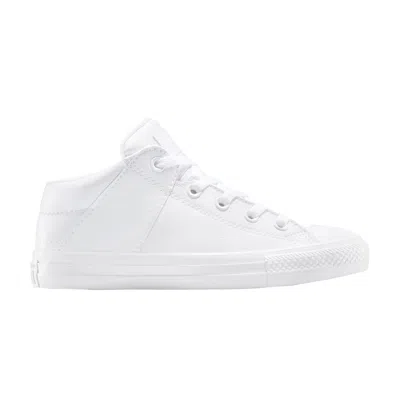Pre-owned Converse Chuck Taylor All Star Axel Mid Gs 'triple White' | Kid's Size 4