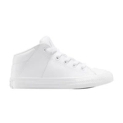 Pre-owned Converse Chuck Taylor All Star Axel Mid Ps 'triple White' | Kid's Size 3