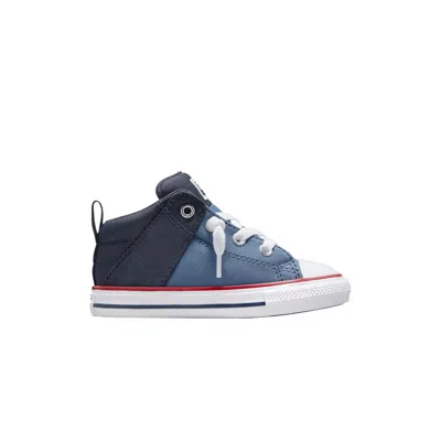 Pre-owned Converse Chuck Taylor All Star Axel Mid Td 'midnight Pass Lakeside Blue' | Infant Size 10