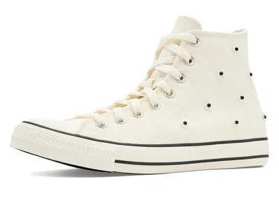 Converse Chuck Taylor All Star Beads High-top Sandals Egret/black/egret : In White